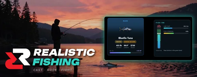 Realistic Fishing — Cast, hook and fight FiveM script cover art