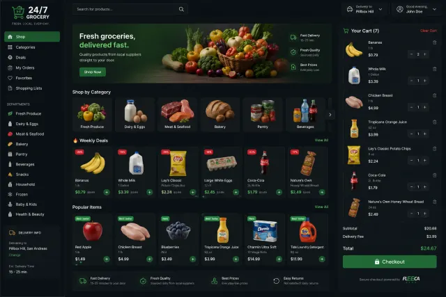 Grocery screenshot