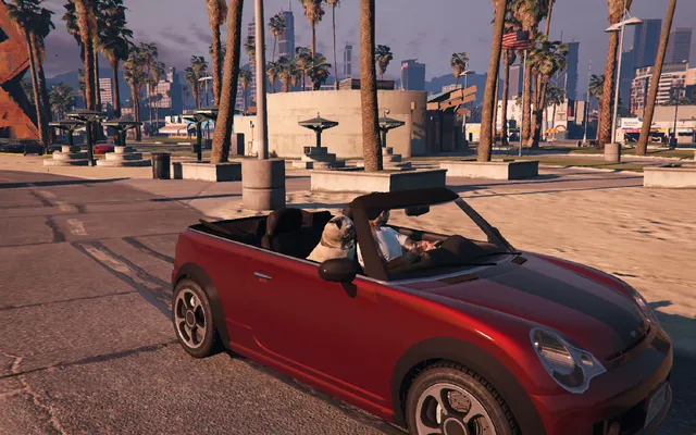 Companion Pets FiveM script screenshot 3 — pets ui car